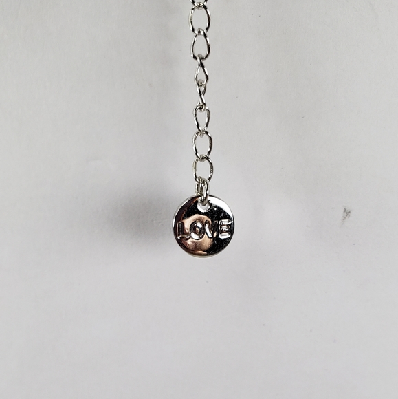 Citled Swarovski Crystal Birth Stone Amethyst Double Butterfly Pendant - Picture 10 of 13